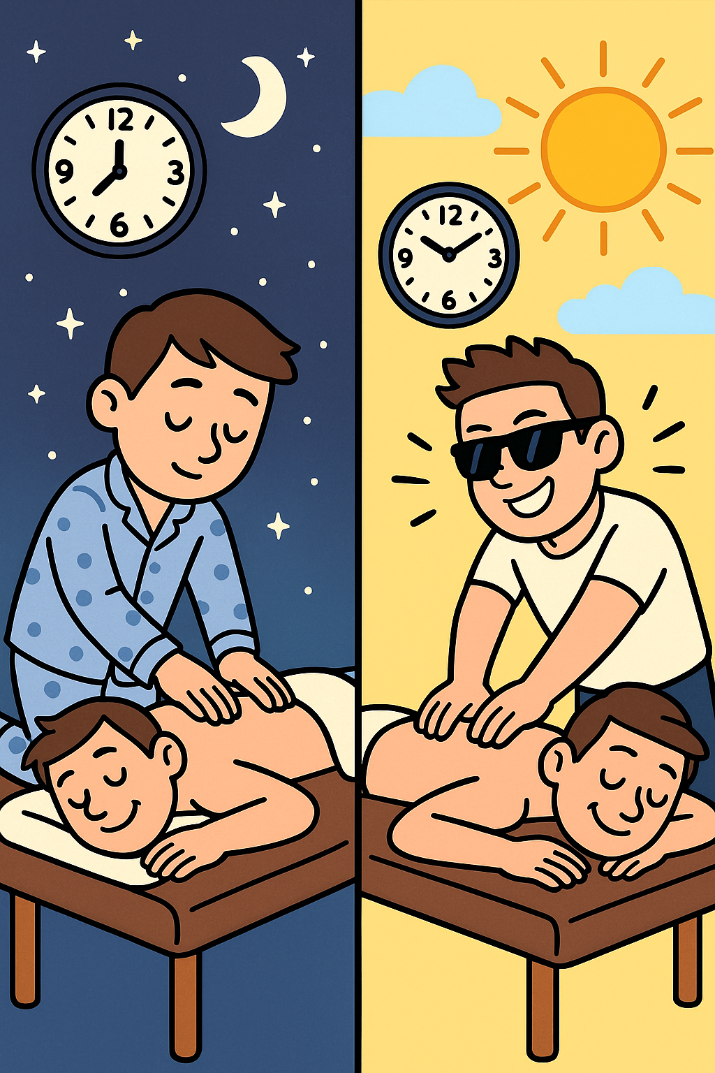 ماساژ در تعطیلات